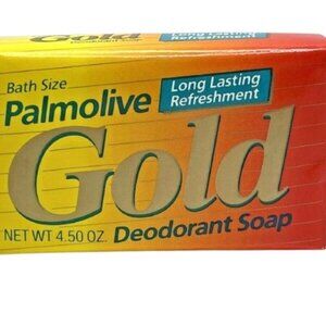 Palmolive Gold Deodorant Soap 4.5 oz Bar with OLIVE OIL Bath Size NEW NOS 1994 R